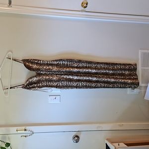 JLUXLABEL bodycon maxi midi dress snakeskin print curve hugging v neck